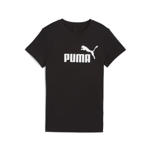 Damska koszulka ESS No. 1 Logo PUMA Black - Koszulki sportowe damskie - miniaturka - grafika 1