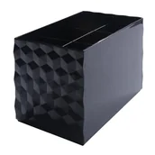 Pojemniki łazienkowe - Organizer NICOLE 16 x 11 x 11,8 cm czarny - miniaturka - grafika 1