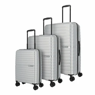 Travelite Trient 4 kółka Zestaw walizek 3-części silber - Walizki - miniaturka - grafika 1