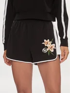 Spodenki damskie - Guess Szorty materiałowe Zoey V4GD05 KC5R0 Czarny Loose Fit - miniaturka - grafika 1