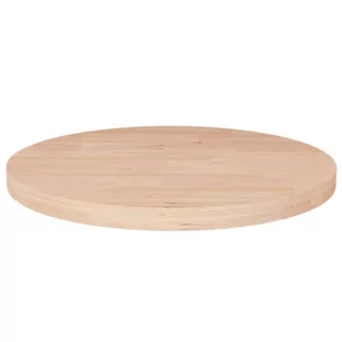 Okrągły blat do stolika, Ø30x2,5 cm, surowe drewno dębowe! Lumarko! - Meble modułowe i akcesoria - miniaturka - grafika 1