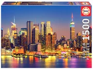 Puzzle - G3 Puzzle 1500 Manhattan nocą/Nowy Jork - miniaturka - grafika 1