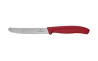 Noże kuchenne - Nóż do pomidorów Victorinox Czerwony 11 cm - miniaturka - grafika 1