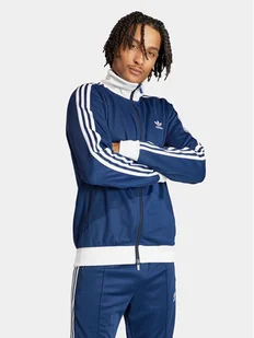 adidas Bluza adicolor Classics Beckenbauer IP0418 Niebieski Slim Fit - Bluzy męskie - miniaturka - grafika 1