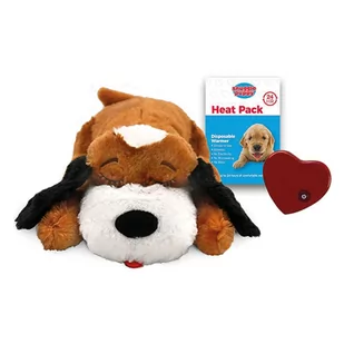 SmartPetLove snuggle Puppy  brązowy i biały SP104 - Zabawki dla psów - miniaturka - grafika 1