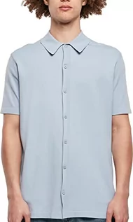 Koszule męskie - Urban Classics Męska koszula z dzianiny w kolorze summerblue, 3XL - grafika 1