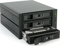 Obudowy i kieszenie na dyski twarde - Kieszeń Fantec BP-T2131, SAS & SATA backplane for 3x 3.5"/2.5" HDD/SSD, black - miniaturka - grafika 1