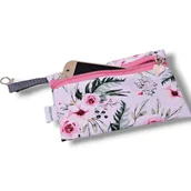 Etui na klucze - Etui na klucze etui na telefon saszetka portfelik kwiaty in garden - miniaturka - grafika 1