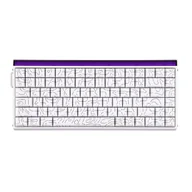 Klawiatury - Klawiatura mechaniczna AULA HERO84 HE biała z konturem AUH84-W-BL-E - miniaturka - grafika 1