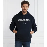 Bluzy męskie - Tommy Hilfiger Bluza MONOTYPE EMBRO | Regular Fit - miniaturka - grafika 1