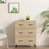 Szafki do salonu - Lumarko Szafka, dąb sonoma, 69,5x34x90 cm, materiał drewnopochodny - miniaturka - grafika 1