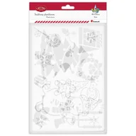 Prace ręczne dla dzieci - Szablony plastikowe Świąteczne Boże Narodzenie 26x17,8 cm Titanum - miniaturka - grafika 1