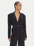 Marynarki i żakiety damskie - NORMA KAMALI Marynarka KK1244PL158642 Granatowy Oversize - miniaturka - grafika 1