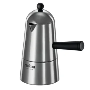 Ekspres do kawy ILSA Carmencita Classic, aluminium, czarny uchwyt i pokrętło, pojemność 15 cl, 2 filiżanki, 2 kubki - Zaparzacze i kawiarki - miniaturka - grafika 1