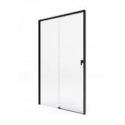 Ścianki i drzwi prysznicowe - ROCA AMP1310016M METROPOLIS-N Drzwi przesuwne 1000 black - miniaturka - grafika 1