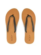 Klapki i japonki damskie - Roxy Japonki ARJL101169 Czarny - miniaturka - grafika 1