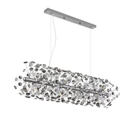 Lampy sufitowe - Globo 64135H4C - LED żyrandol na linkach KATRINA 12xG9/3,5W/230V błyszczący chrom - miniaturka - grafika 1