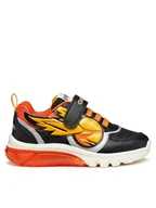 Buty dla chłopców - Geox Sneakersy J Ciberdron J56LBH 054FU C0038 D Czarny - miniaturka - grafika 1