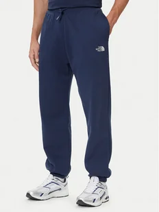 The North Face Spodnie dresowe Essential NF0A8C1F Granatowy Relaxed Fit - Spodnie sportowe męskie - miniaturka - grafika 1