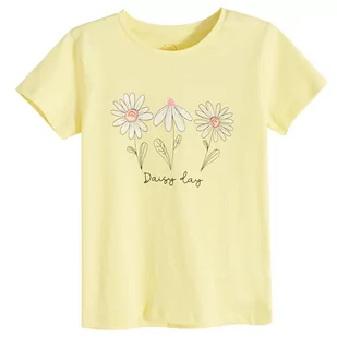 Cool Club, T-shirt dziewczęcy, żółty - Koszulki dla dziewczynek - miniaturka - grafika 1