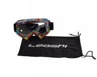 Gogle i okulary motocyklowe - Gogle Enduro MX Leoshi Multicolor New - miniaturka - grafika 1