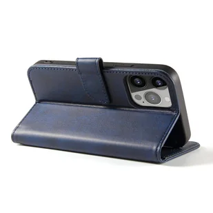 Magnet Case elegancki futerał etui pokrowiec z klapką i funkcją podstawki iPhone 14 Plus niebieski - Etui i futerały do telefonów - miniaturka - grafika 3