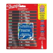 Markery do tablic - Markery akrylowe 12 kolorów - Sharpie - miniaturka - grafika 1