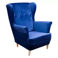 Fotele - Fotel skandynawski w romby USZAK K1 | Kolor do wyboru - miniaturka - grafika 1