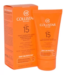 Collistar Anti-Wrinkle Tanning Face Treatment SPF15 50ml - Samoopalacze - miniaturka - grafika 1