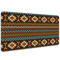 Podkładki na biurko - Mata z nadrukiem na biurko Etniczne wzory 100x50 cm, Dywanomat - miniaturka - grafika 1