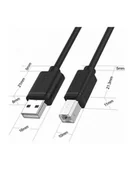 Kable komputerowe i do monitorów - Kabel Unitek Y-c420GBK USB 2.0 AM-BM, 3m - miniaturka - grafika 1