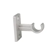 Karnisze - Wieszaki samoprzylepne do karniszy Cafe srebrny mat Bojanek - miniaturka - grafika 1