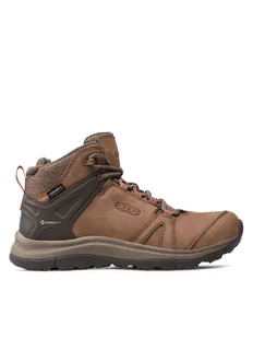 Keen Trekkingi Terradora II Leather Mid Wp 1023728 Brązowy - Buty trekkingowe damskie - miniaturka - grafika 1