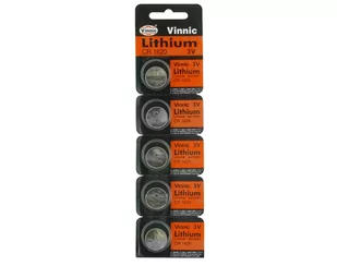 5 szt. Bateria Litowa Vinnic CR1620, 3V. (1LM) - Baterie i akcesoria - miniaturka - grafika 1