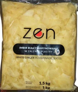 Imbir marynowany biały 1,5kg - Zen - Szybkie dania obiadowe - miniaturka - grafika 1