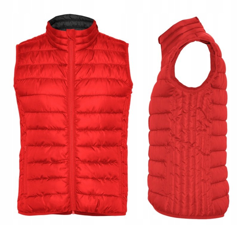 Kamizelka Damska Pikowana ROLY RA5093 Bezrękawnik CZERWONA XL