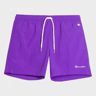 Spodnie sportowe męskie - Męskie spodenki plażowe Champion Beachshort  NBK - fioletowe - CHAMPION - miniaturka - grafika 1