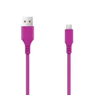Kabel USB - Lightning SETTY New 2A 1 m Różowy - Kable USB - miniaturka - grafika 1