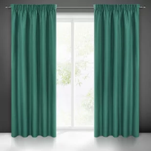 Eurofirany Zasłona Style na taśmie 140x270 Zielona ex-zas-style-ziel-140x270-t - Zasłony - miniaturka - grafika 1