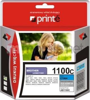Tusz Printe tusz AB1100C LC1100C, LC980C Cyan