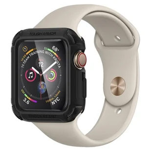 Spigen Etui Tough Armor Apple Watch 4 (44mm) Black SPN225BLK - Akcesoria do smartwatchy - miniaturka - grafika 1