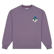 Bluzy męskie - Wrangler Męska bluza Casey Jones Sweatshirt, fioletowa, rozmiar M - miniaturka - grafika 1