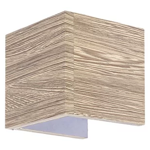 Rabalux Cinnamon 3090 kinkiet lampa ścienna 1x7W LED 3000K drewniany/biały - Lampy ścienne - miniaturka - grafika 1