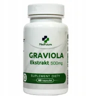 Suplementy naturalne - MedFuture Graviola - ekstrakt 500 mg - 60 kapsułek - miniaturka - grafika 1