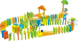 Small Foot Small Foot Drewniane Domino Żabki dla dzieci 4249 4249 - Gry planszowe - miniaturka - grafika 1