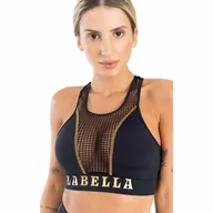 Bielizna sportowa damska - Biustonosz sportowy LABELLAMAFIA SPORTS BRA BOXER BLACK - miniaturka - grafika 1