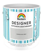Farby wewnętrzne - Beckers Emulsja Designer Kitchen&Bathroom porcelain grey 2,5l 04211 - miniaturka - grafika 1