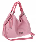 Torebki damskie - Torebka Damska Włoskiej marki CHARRO Worek listonoszka A4 CH819 różowa - miniaturka - grafika 1