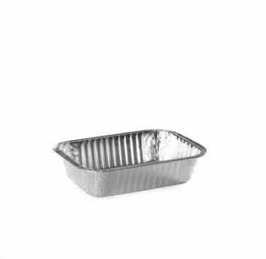 Foremki aluminiowe prostokątne 825ml/100 sztuk
