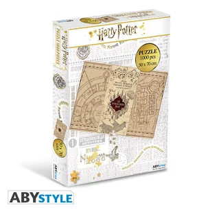 Harry Potter puzzle 1000szt Mapa Huncwotów - Puzzle - miniaturka - grafika 1